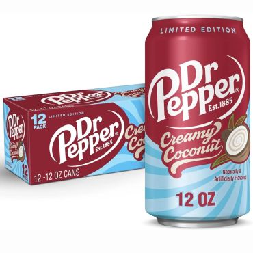 Dr Pepper Creamy Coconut Can, 355Ml X 12Pcs